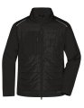 Heren Softshell Jas Daiber Hybrid JN1820 Zwart